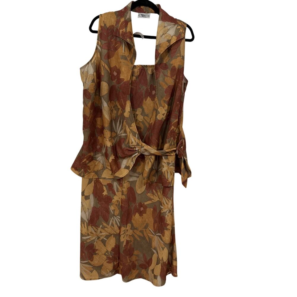 Robyn’s Dream Floral Print Skirt Set Size 1X